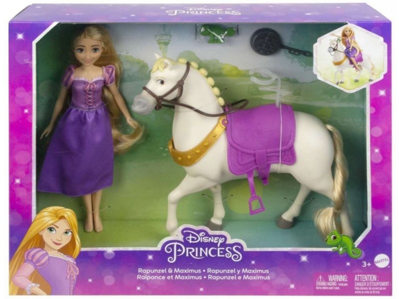 Papusa Disney Princess - Rapunzel si Maximus