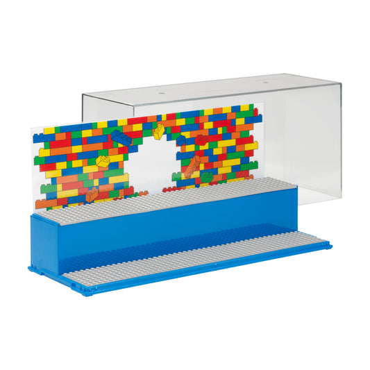 Vitrina (19.2x39,8x14,9cm) Expunere si Joaca LEGO Iconic - Albastru