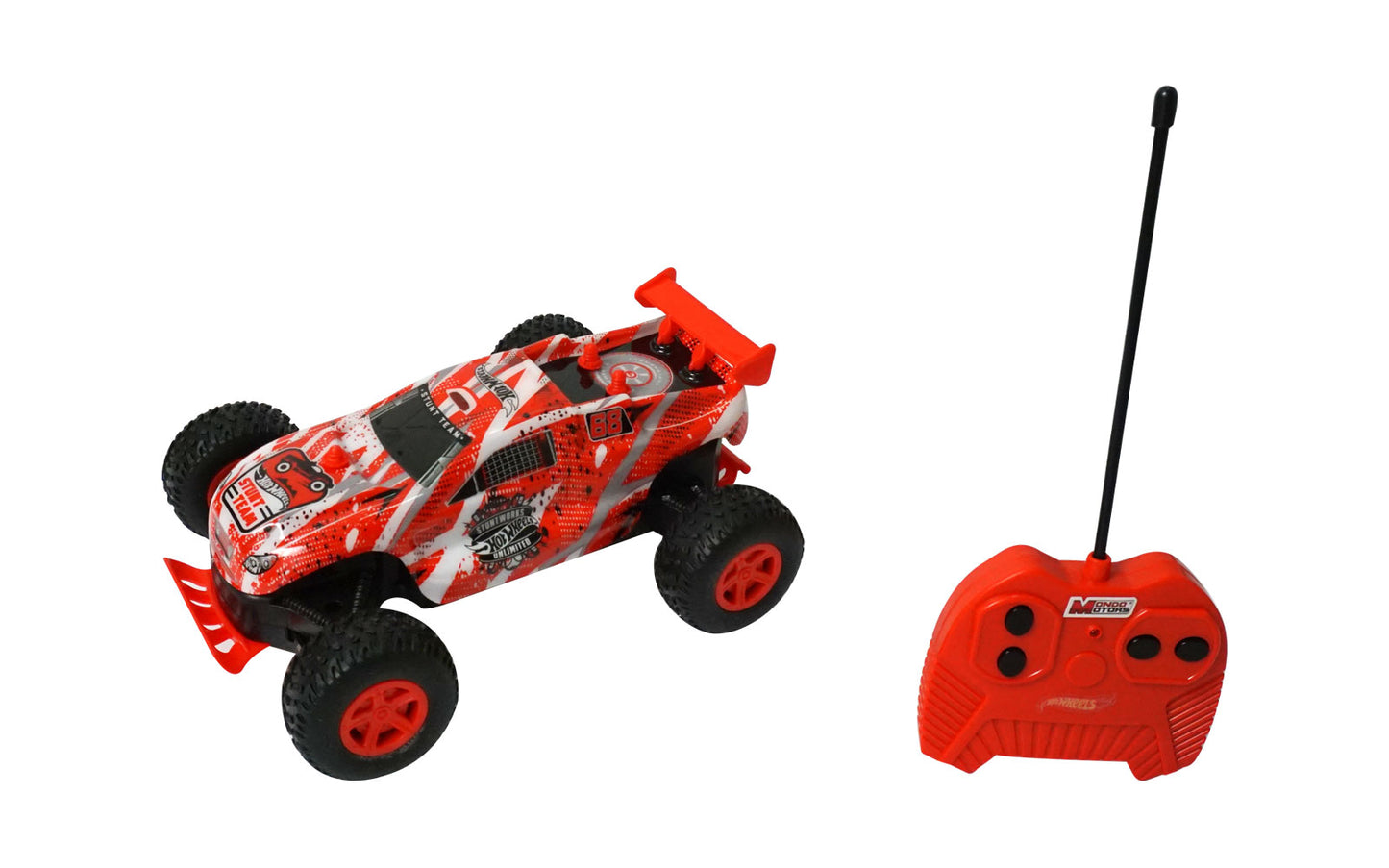 Hot Wheels Rock Monster - RC maşină cu telecomandă 1/24, rosie