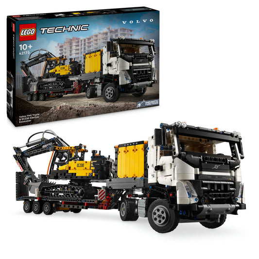 LEGO® Technic - Camionul FMX si excavatorul electric EC230 de la Volvo 42175, 2274 piese