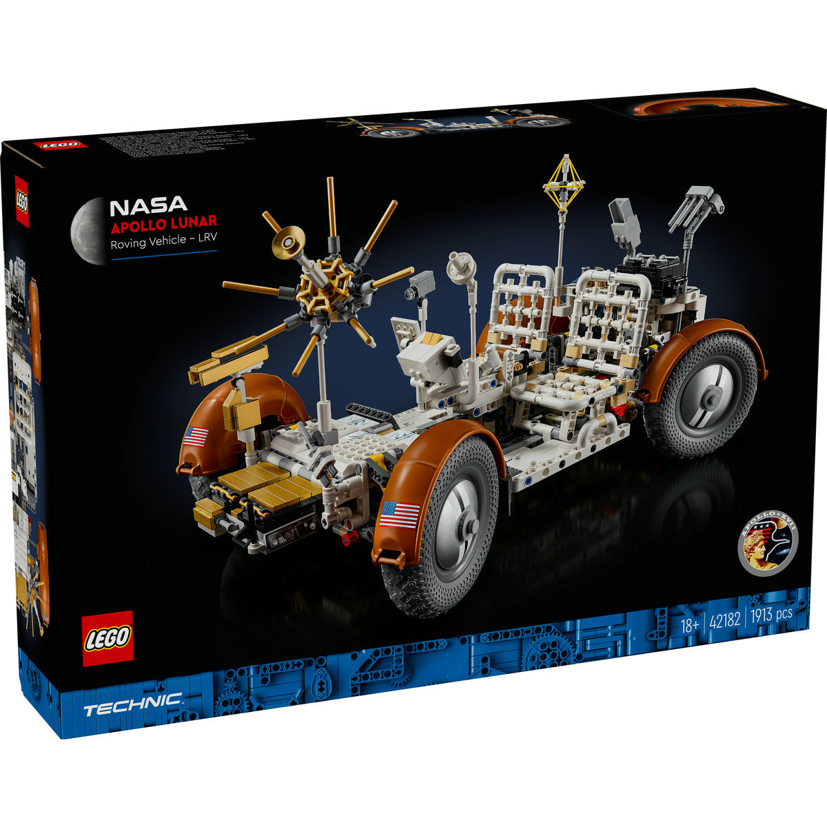 LEGO® Technic - Roverul selenar din misiunile NASA Apollo 42182, 1913 piese