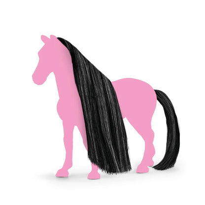 Accesorii Schleich Horse Club Sofia's Beauty, Coama pentru cal de jucarie, negru