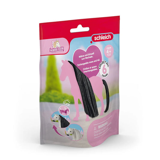 Accesorii Schleich Horse Club Sofia's Beauty, Coama pentru cal de jucarie, negru