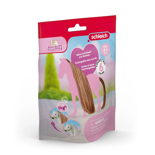 Accesorii Schleich Horse Club Sofia's Beauty, Coama pentru cal de jucarie, Maro