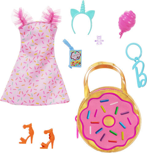 Barbie geanta de lux cu tinuta si accesorii , HRH49