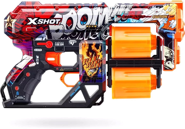 Arma X-shot Excel Skins Dread Boom, 12 proiectile