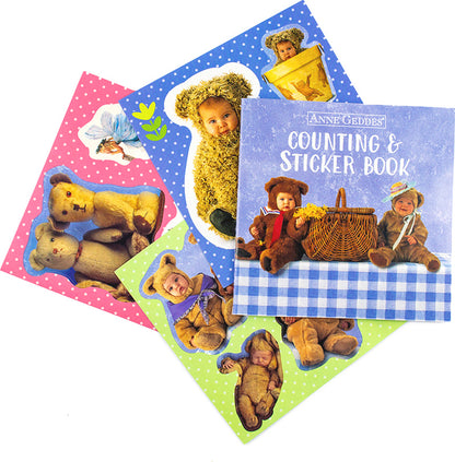 Papusa Anne Geddes - Ursulet 23 cm cu mini-carte cu stickere