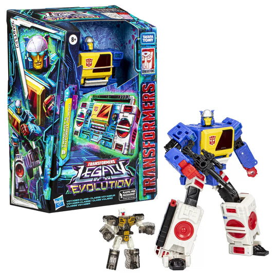 Figurina Transformers Legacy Evolution - Twincast & Autobot Rewind