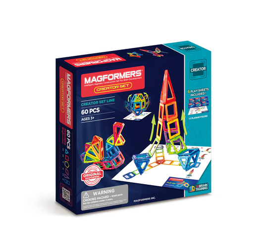 Magformers Creator Set - Creatorul, 60 piese