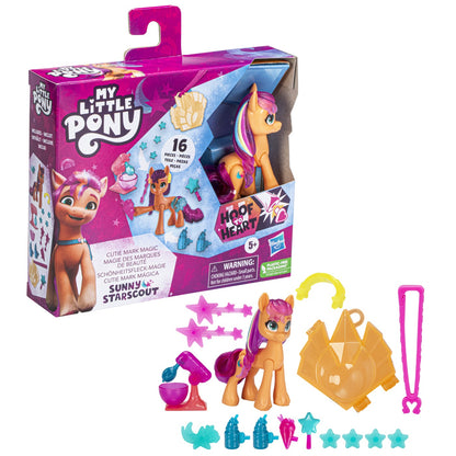 Figurina - My Little Pony Cutie Mark Mafic - Sunny Starscout 7.5 Cm