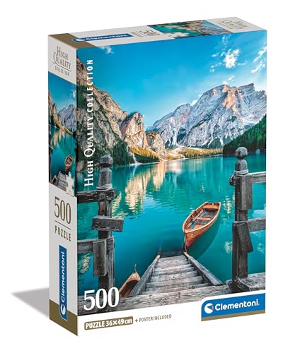 Puzzle Compact 500 Piese - Braies Lake