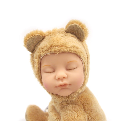 Papusa Anne Geddes - Pui de ursulet 23 cm - caramel