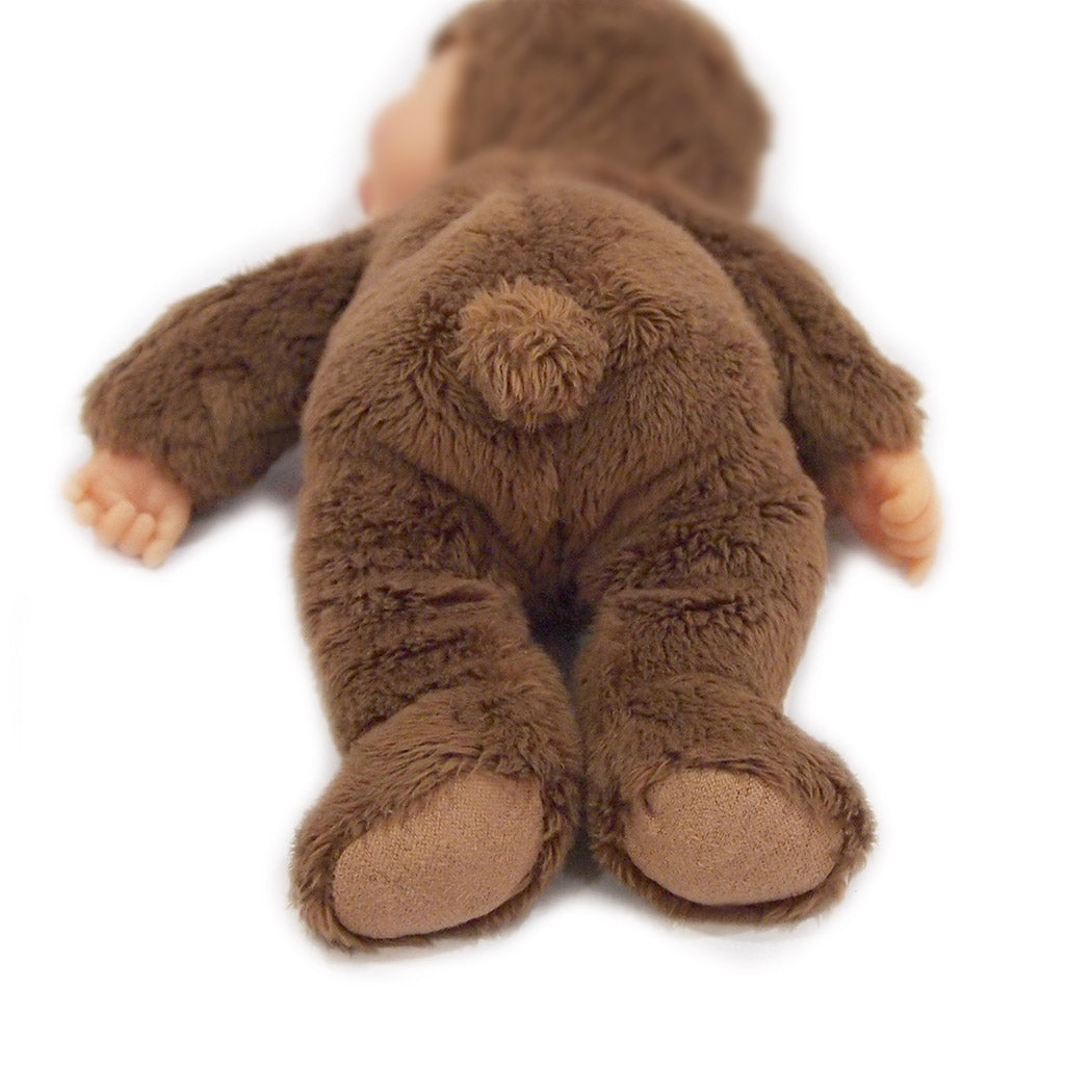 Papusa Anne Geddes - Pui de ursulet 23 cm - ciocolatiu