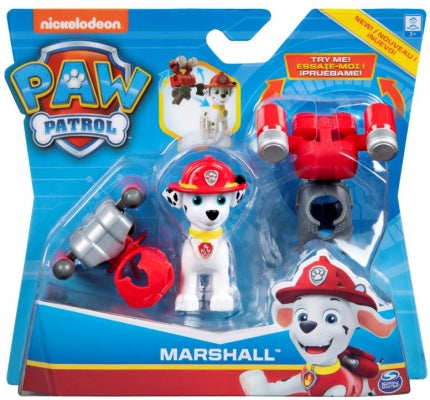 Figurina Paw Patrol cu 2 uniforme - Marshall