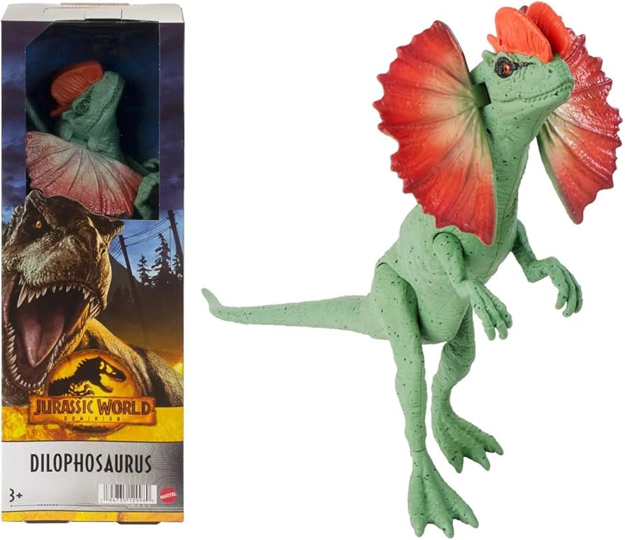 Figurina - Jurassic World Dilophosaurus, 31cm