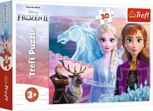 Puzzle 30 piese - Frozen II - Surorile curajoase