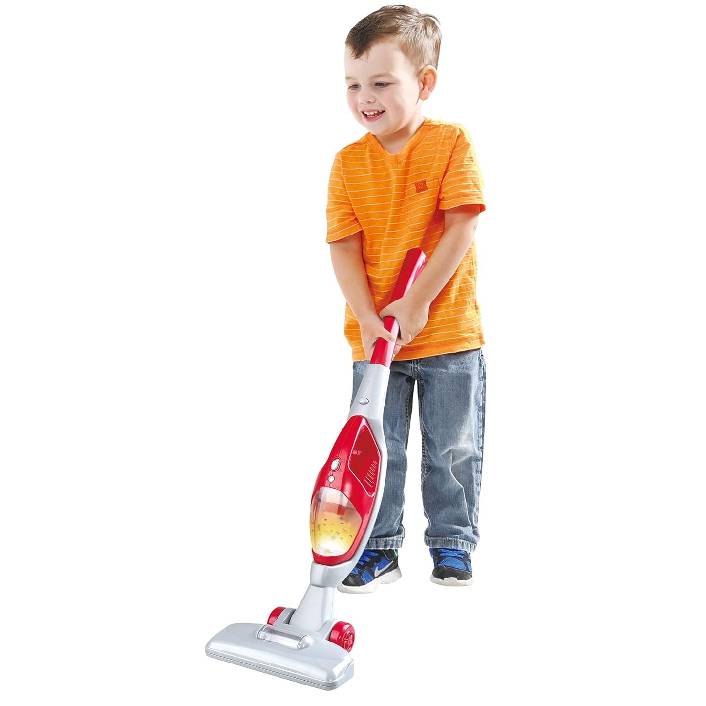 Set de curatenie pentru copii PlayGo cu aspirator, mop, galeata si matura