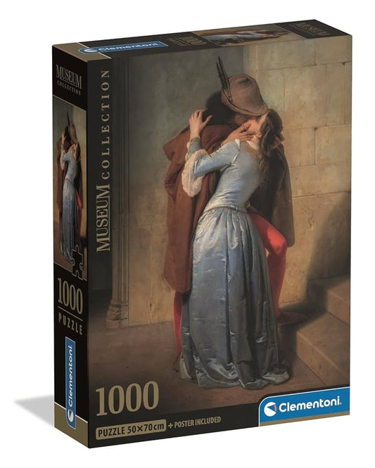 Puzzle Compact 1000 Piese Museum - Hayez - The Kiss