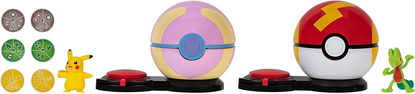 Pokemon Battle Game - Pikachu With Speed Ball Vs. Arcko With Soin Ball