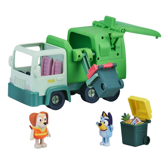 Bluey Camion de gunoi cu 2 figurine