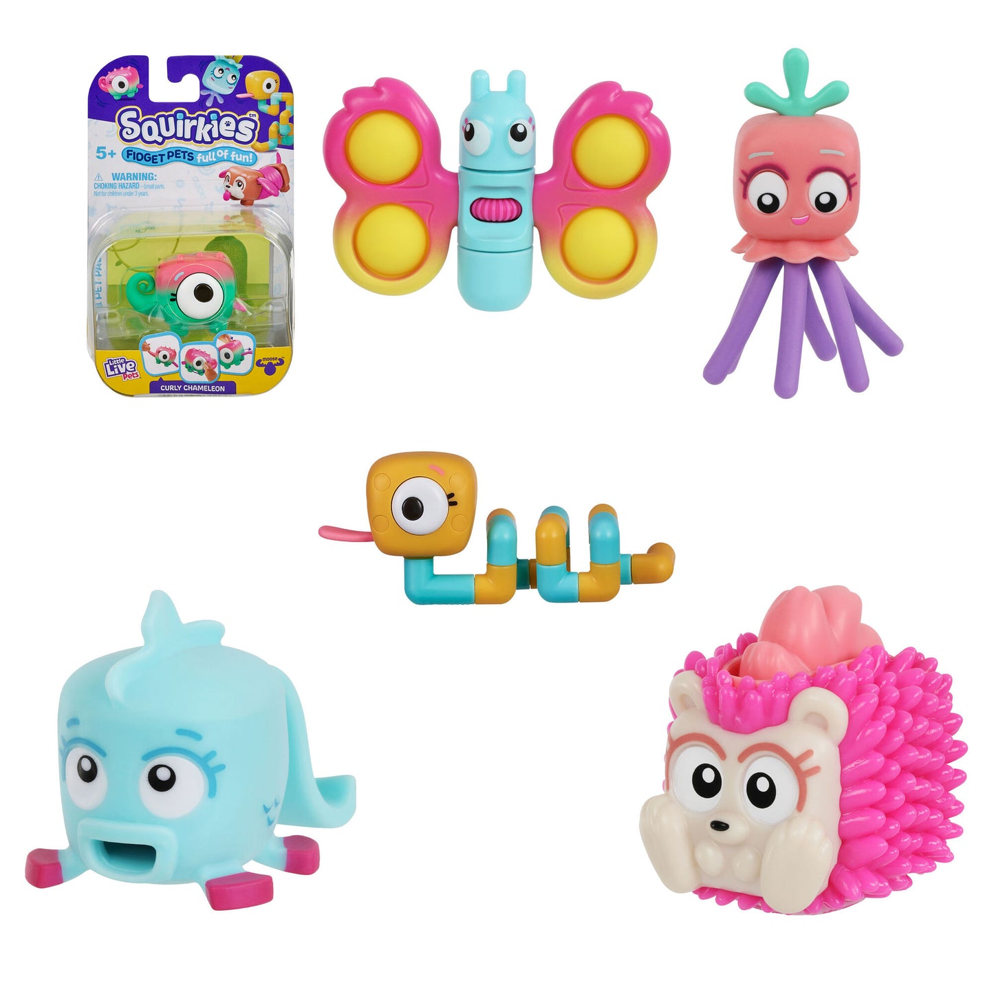 Little Live Pets Squirkies Fidget Pets, asst.