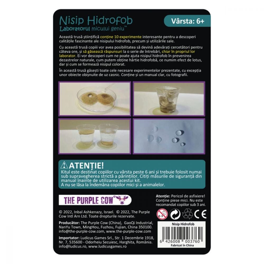 Laboratorul micului geniu - Nisip Hidrofob