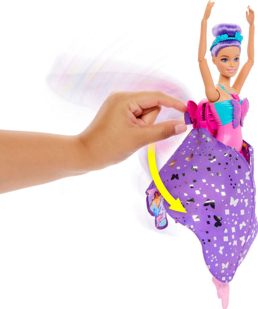 Barbie Dreamtopia Papusa 2 in 1 balerina fluture
