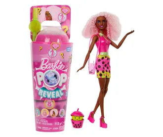 Papusa Barbie Surpriza Slime Reveal Bubble Tea Series - Berry Bliss