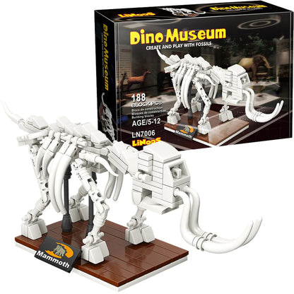 Blocuri de constructie fosile, Muzeul Dino, Mammoth, 188 piese