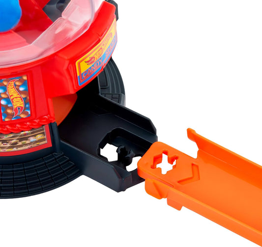 Pista Hot Wheels Downtown Candy Shop, cu masinuta