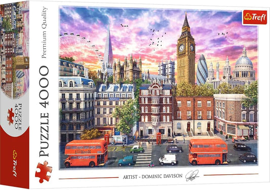 Puzzles 4000 piese - Plimbare prin Londra