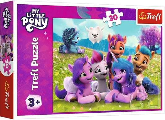 Puzzle 30 piese - My Little Pony - Ponei prietenosi