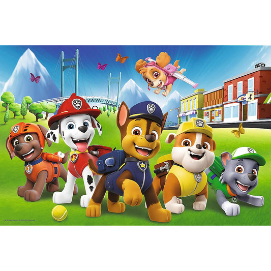 Puzzle 60 piese - Paw Patrol Cateii in iarba