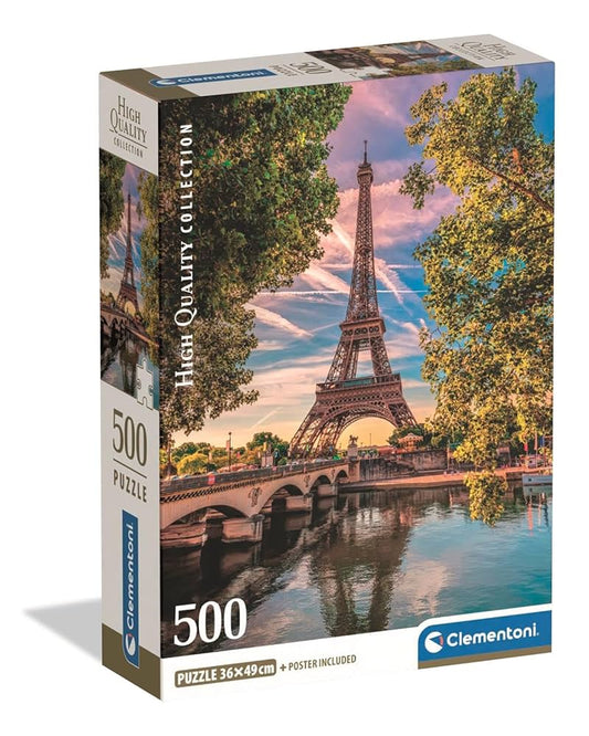 Puzzle Compact 500 Piese - Along The Seine