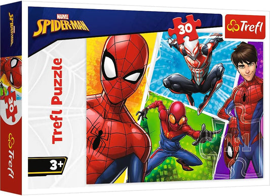 Puzzle 30 piese - Spider-Man si Miguel