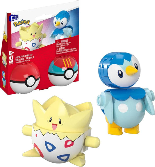 Set de constructie Mega Pokemon, Togepi si Piplup