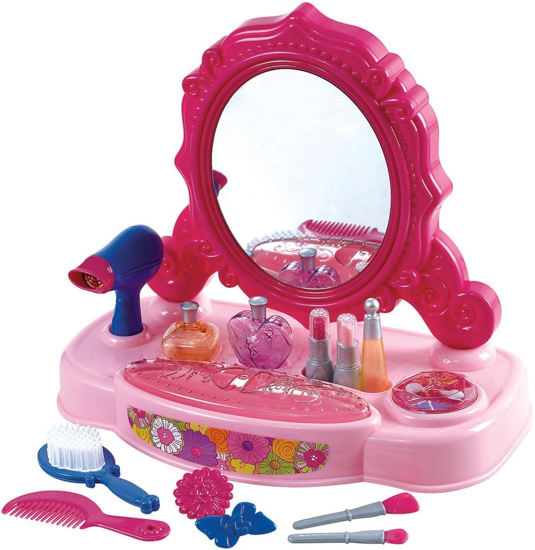 Set frumusete Playgo Little Vanity Corner, 14 piese