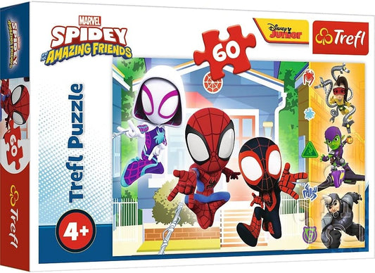 Puzzle 60 piese - In lumea lui Spidey