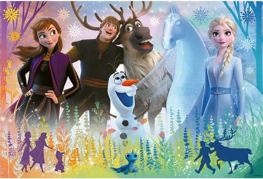 Puzzle 70 Glitter Box - Prietenie magica - Frozen II