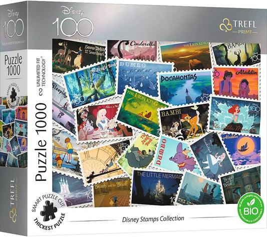 Puzzle UFT 1000 piese - Disney Stamps Collection