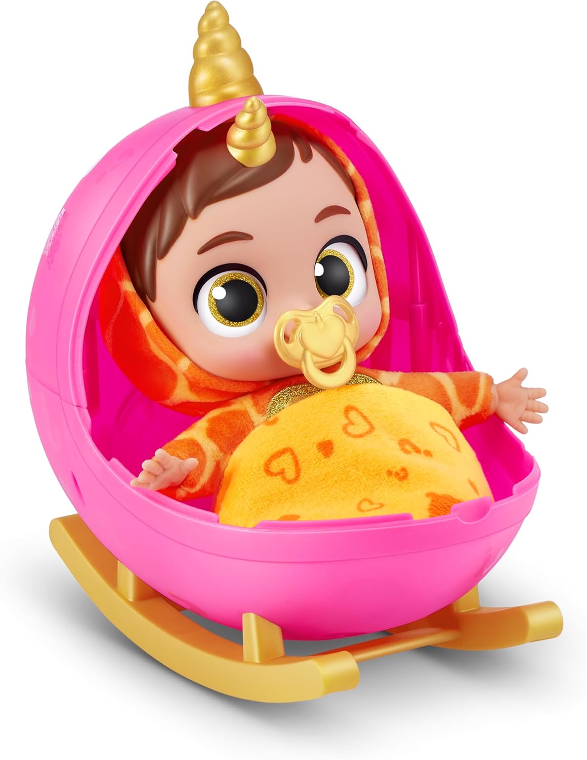 Papusa Babycorns Surpriza, 15 accesorii Bowie Girafa Riley