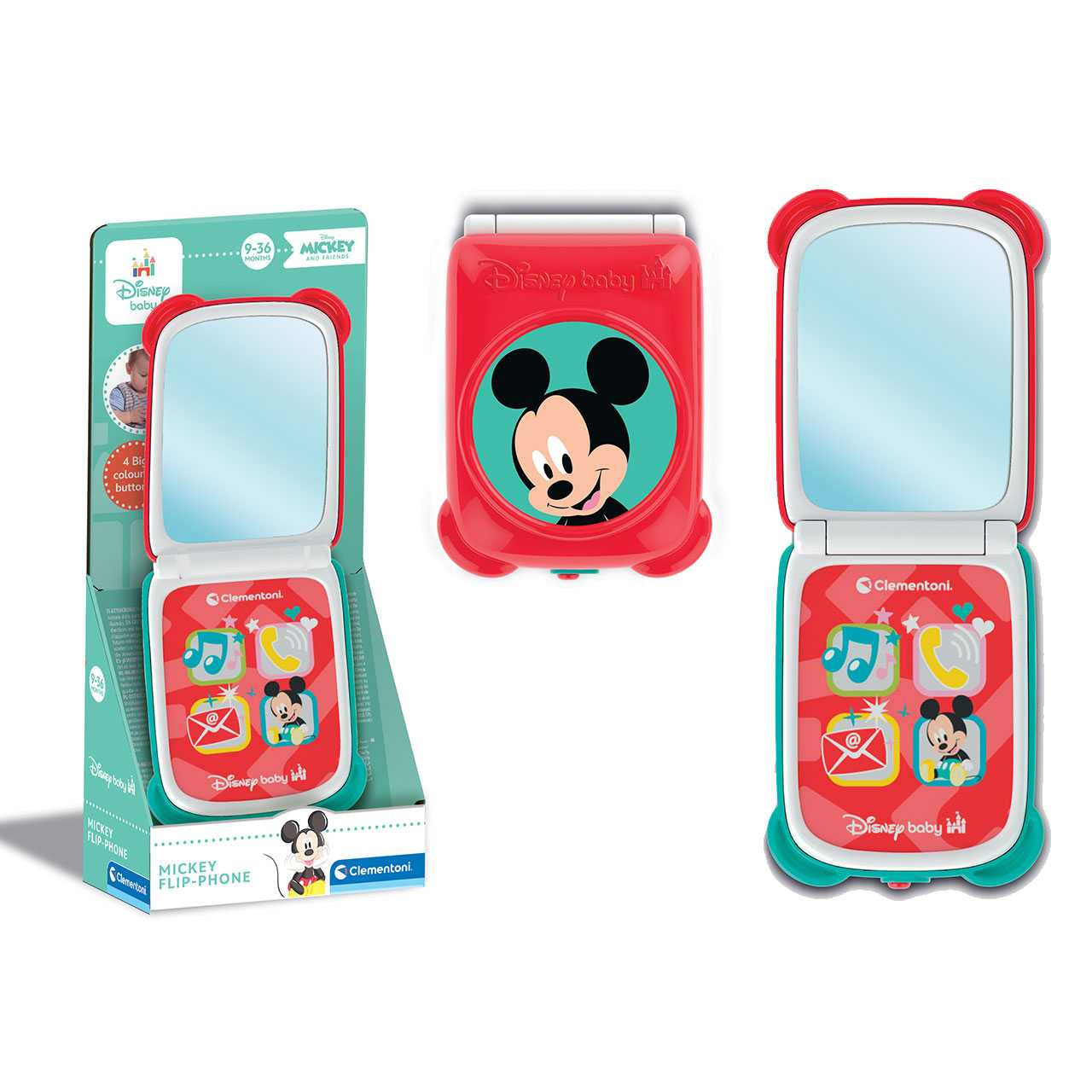 Telefon cu Clapeta Baby Mickey