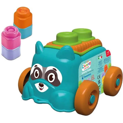 Clemmy Sensory Puppy Dog - Catelus Senzorial + 4 Caramizi Moi