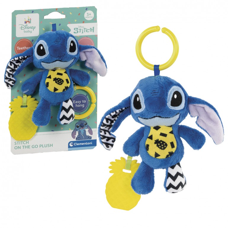 Stitch On The Go Plush - Jucarie Plus + Dentitie Stitch