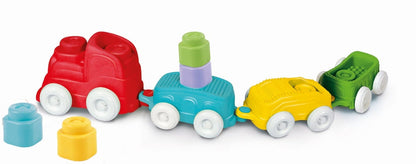 Touch, Move & Play - Sensory Train -  Tren cu caramizi moi