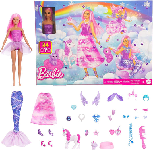 Barbie Dreamtopia Calendar de Craciun, 24 surprize