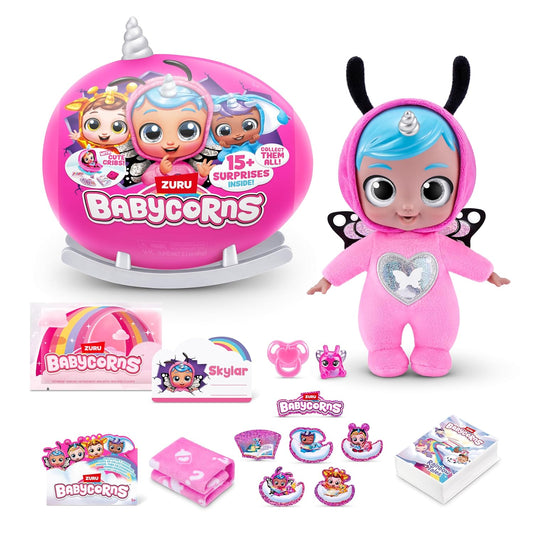 Papusa Babycorns Surpriza, 15 accesorii - Nicci Butterfly Skylar
