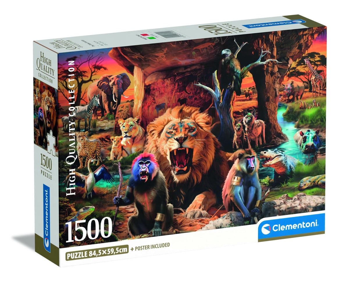 Puzzle Compact 1500 Piese - The Tribal Society