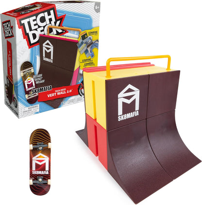 Set Tech Deck Xconnect Fingerboard - Sk8Mafia Vert Wall