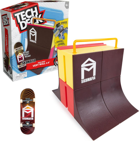 Set Tech Deck Xconnect Fingerboard - Sk8Mafia Vert Wall